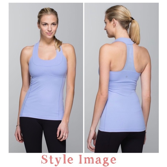 LULULEMON Scoop Neck Tank in  Color Block Blue with Gray - Picture 10 of 10